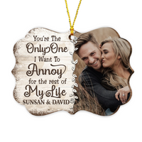 Personalized Couple You Are The One Benelux Ornament NB246 30O76 thumb 1