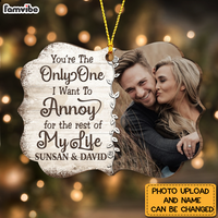 Personalized Couple You Are The One Benelux Ornament NB246 30O76 thumb 1