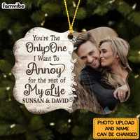 Personalized Couple You Are The One Benelux Ornament NB246 30O76 thumb 1