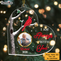 Personalized Memo Cardinal Photo Ornament NB243 85O75 thumb 1