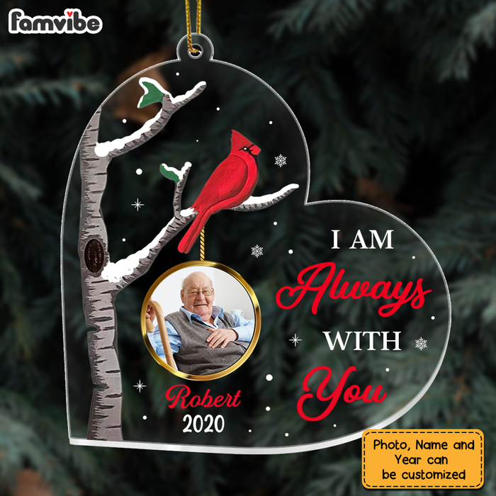 Personalized Memo Cardinal Photo Ornament NB243 85O75 1