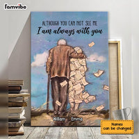 Personalized Memo I Am Always  With You Old Couple Poster NB242 32O58 thumb 1