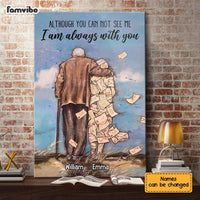 Personalized Memo I Am Always  With You Old Couple Poster NB242 32O58 thumb 1