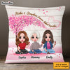 Personalized Mother Daughter Forever Linked Together Pillow NB242 30O53 1