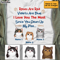 Personalized Cat Mom I Love You T Shirt MR72 95O36 thumb 1
