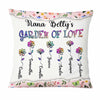 Personalized Grandma's Garden Of Love Pillow NB243 30O47 1