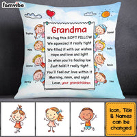Personalized Grandma Hug This Drawing Pillow NB241 23O53 thumb 1