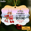 Personalized Couple Reindeer I'm Yours No Refund Benelux Ornament NB245 32O75 1