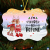 Personalized Couple Reindeer I'm Yours No Refund Benelux Ornament NB245 32O75 1