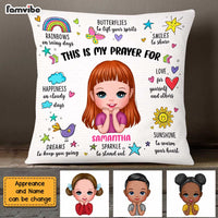 Personalized My Prayer For Granddaughter Affirmation Pillow NB242 23O47 thumb 1
