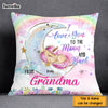 Personalized Baby Unicorn Granddaughter I Love You To Moon And Back From Grandma Pillow NB241 36O58 1