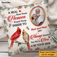 Personalized Cardinal A Hug Sent From Heaven Pillow NB251 58O47 thumb 1