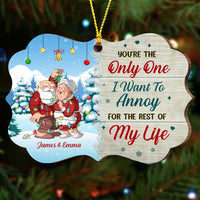 Personalized Couple You Are The One Benelux Ornament NB255 30O75 thumb 1