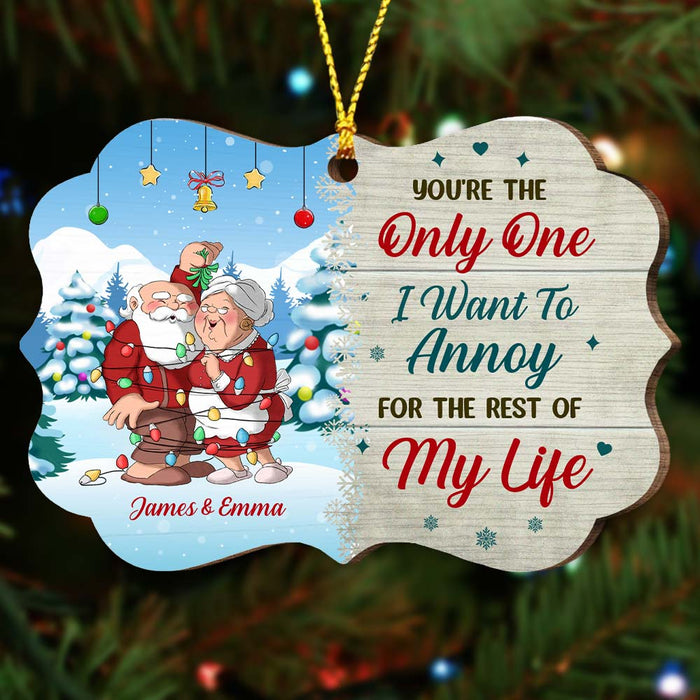 Personalized Couple You Are The One Benelux Ornament NB255 30O75 1