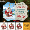 Personalized Couple You Are The One Benelux Ornament NB255 30O75 1
