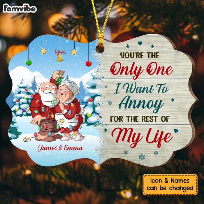 Personalized Couple You Are The One Benelux Ornament NB255 30O75 1