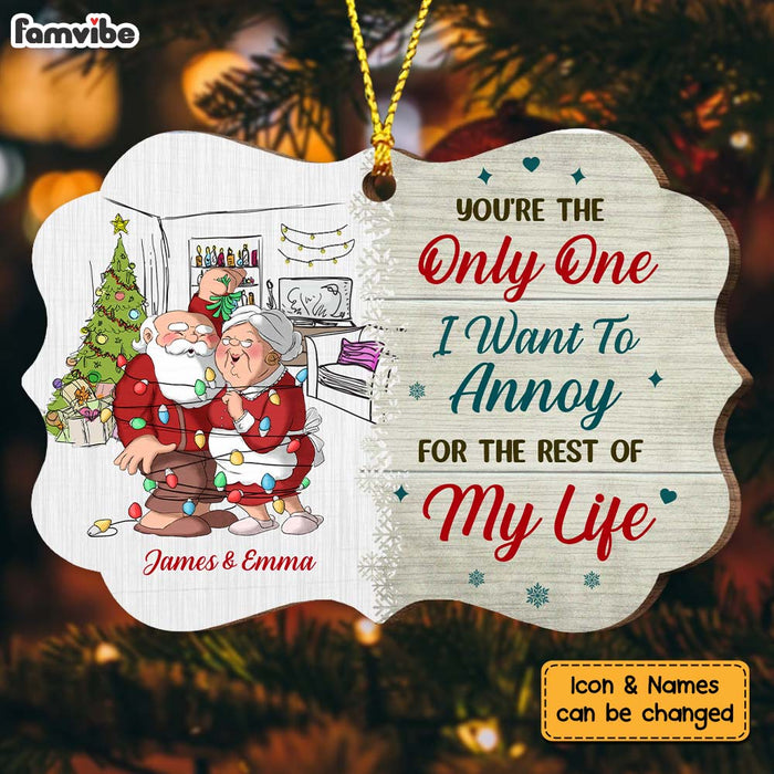 Personalized Couple You Are The One Benelux Ornament NB255 30O75 1