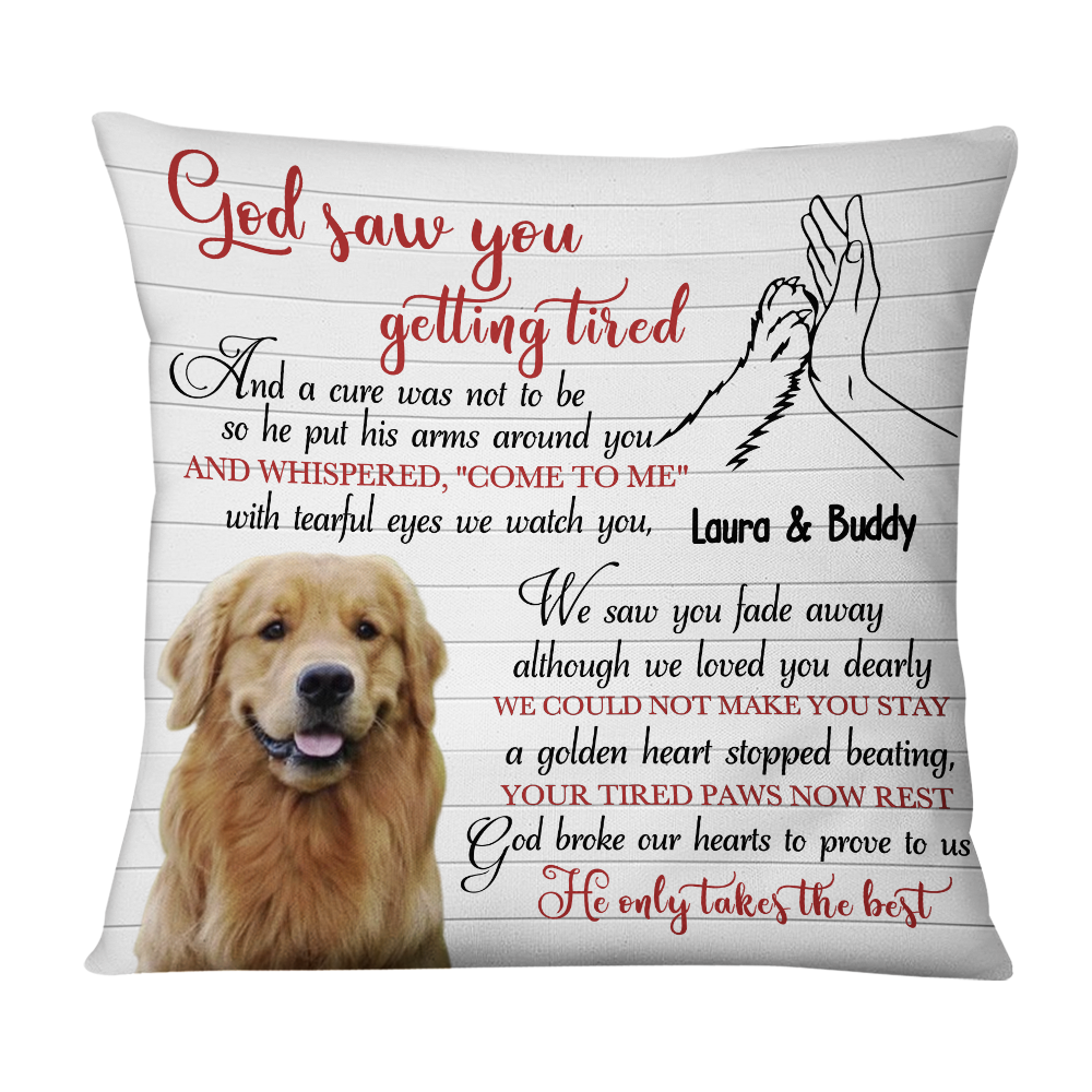 Personalized Dog Memo Photo Pillow NB262 85O76 Primary Mockup