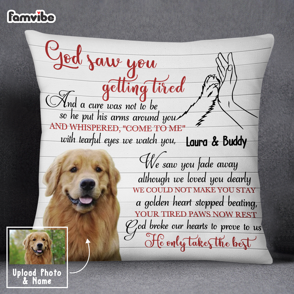 Personalized Dog Memo Photo Pillow NB262 85O76 Primary Mockup