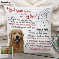 Personalized Dog Memo Photo Pillow NB262 85O76 thumb 1