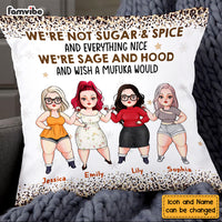Personalized Friends We're Not Sugar And Spice Pillow NB253 30O58 thumb 1