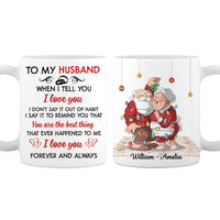 Personalized Mr & Mrs Santa Couple Mug NB254 30O28 thumb 1