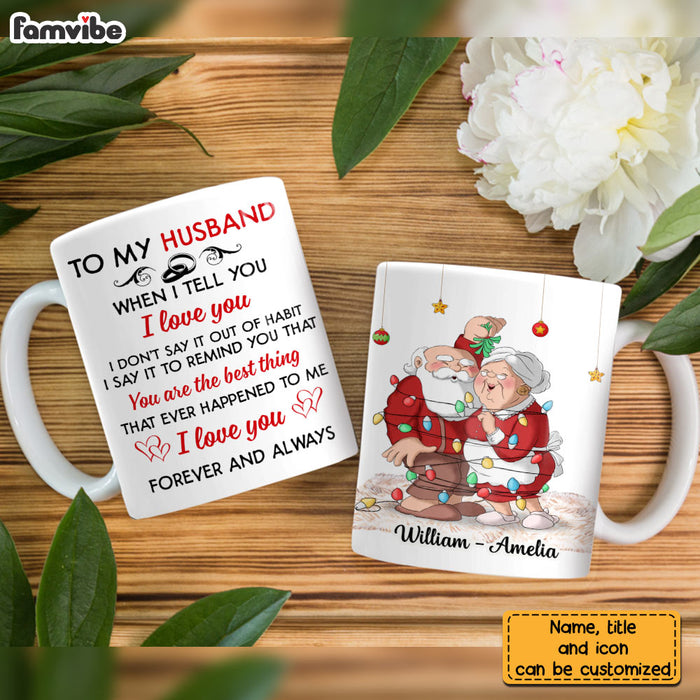 Personalized Mr & Mrs Santa Couple Mug NB254 30O28 1