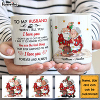 Personalized Mr & Mrs Santa Couple Mug NB254 30O28 thumb 1