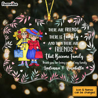Personalized There Are Friends That Become Family Ornament Benelux Ornament NB264 32O75 thumb 1
