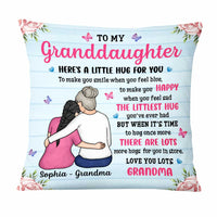 Personalized To My Granddaughter Here's A Little Hug For You Pillow NB252 58O47 thumb 1