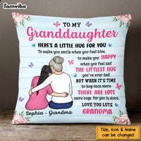 Personalized To My Granddaughter Here's A Little Hug For You Pillow NB252 58O47 thumb 1