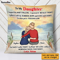 Personalized Daughter Hug This Pillow NB261 30O28 thumb 1