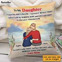 Personalized Daughter Hug This Pillow NB261 30O28 thumb 1