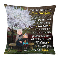 Personalized Grandma And Granddaughter Pillow NB301 36O53 thumb 1