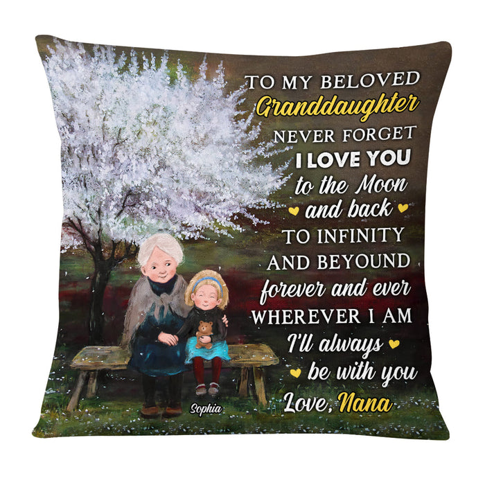 Personalized Grandma And Granddaughter Pillow NB301 36O53 1