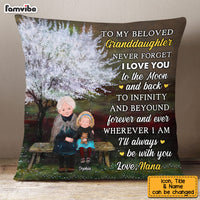 Personalized Grandma And Granddaughter Pillow NB301 36O53 thumb 1