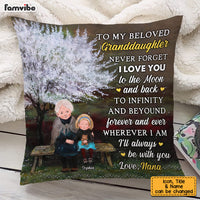 Personalized Grandma And Granddaughter Pillow NB301 36O53 thumb 1