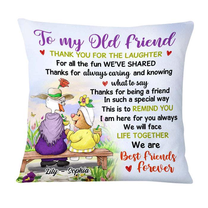 Personalized Old Friendship Pillow DB63 36O58 1