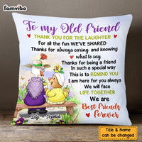 Personalized Old Friendship Pillow DB63 36O58 thumb 1