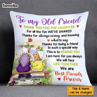 Personalized Old Friendship Pillow DB63 36O58 thumb 1