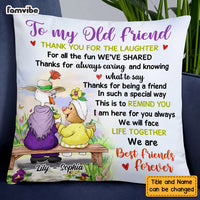 Personalized Old Friendship Pillow DB63 36O58 thumb 1