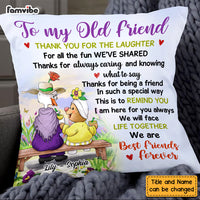 Personalized Old Friendship Pillow DB63 36O58 thumb 1