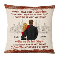 Personalized Couple When I Say I Love You Pillow NB263 30O53 thumb 1