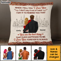 Personalized Couple When I Say I Love You Pillow NB263 30O53 thumb 1