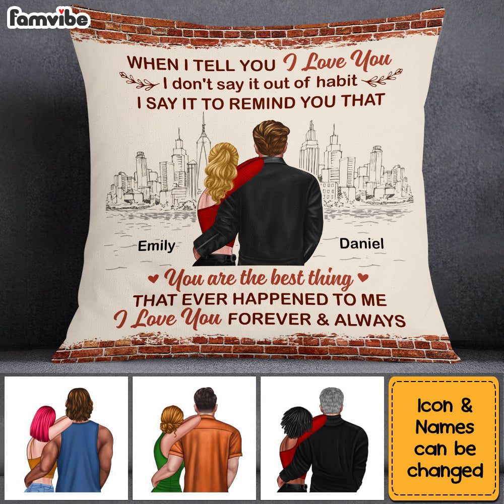 Personalized Couple When I Say I Love You Pillow NB263 30O53 Primary Mockup