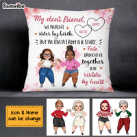 Personalized My Friend Sisters By Heart Pillow NB264 23O73 thumb 1