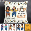 Personalized Sister By Heart Friend Leopard Print Pillow NB283 23O28 1