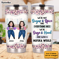 Personalized Friends We're Not Sugar And Spice Steel Tumbler NB281 58O53 thumb 1