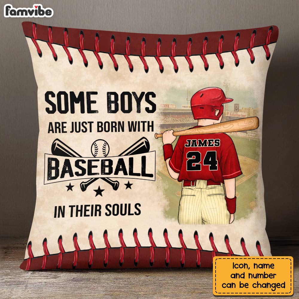 Personalized Love Baseball Pillow NB281 30O28 Primary Mockup