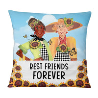 Personalized Old Friends Sunflower Pillow NB283 36O75 thumb 1